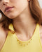 Multi Pavé Disc Drop Necklace